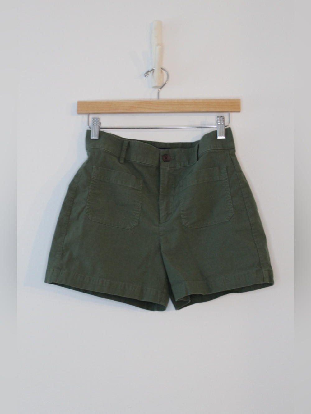 J. Crew Factory Olive Green Utility Cargo Shorts